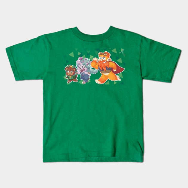 B.o.B Villagers Kids T-Shirt by Chokocoppta